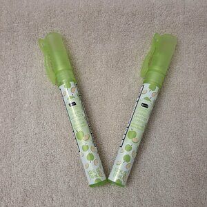 NEW B. Pure Hand Sanitizer Spray Green Apple Qty 2 ~ .33 Fl Oz Each